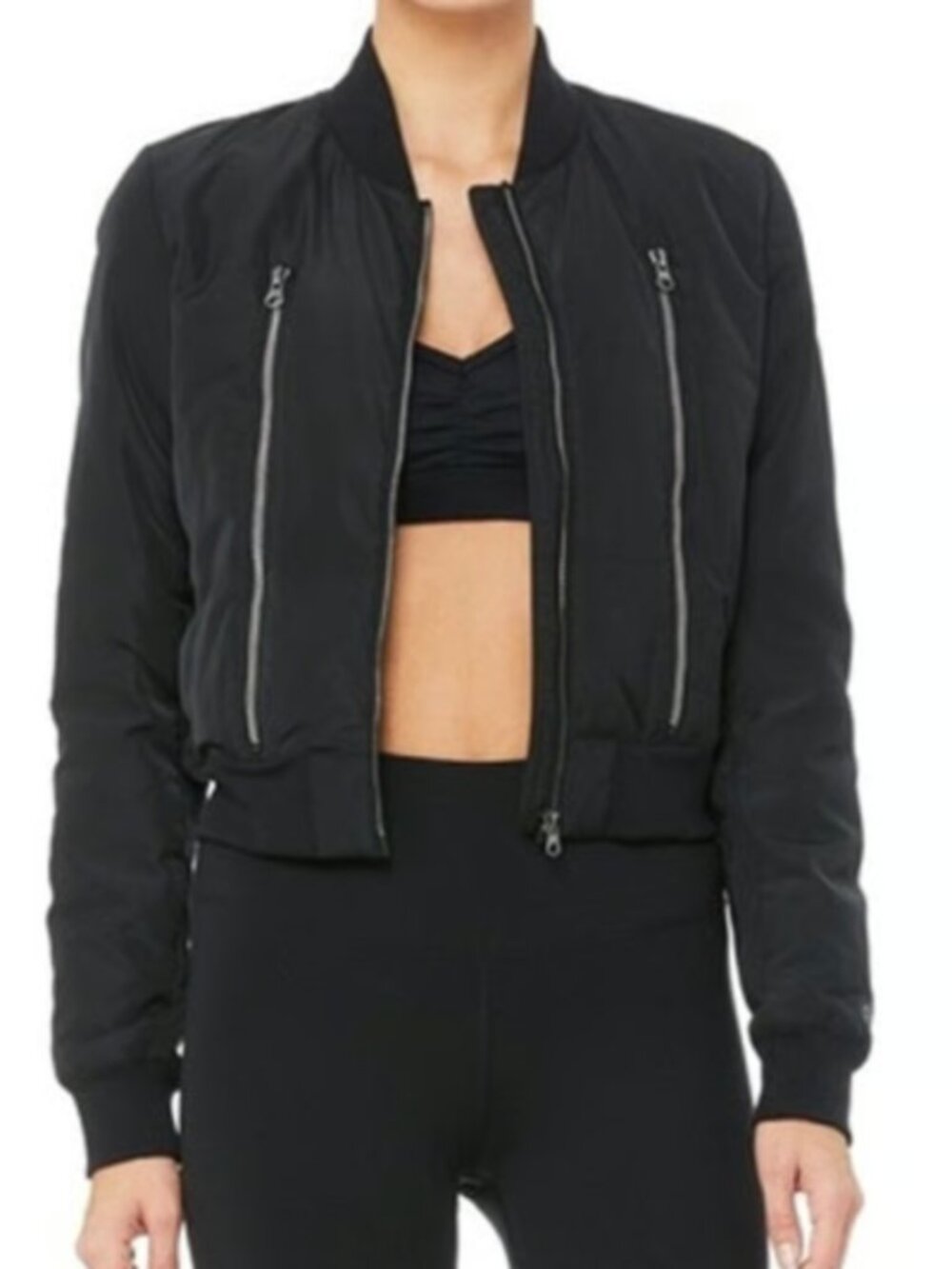 Alo Yoga Off Duty Bomber Jacket - Black